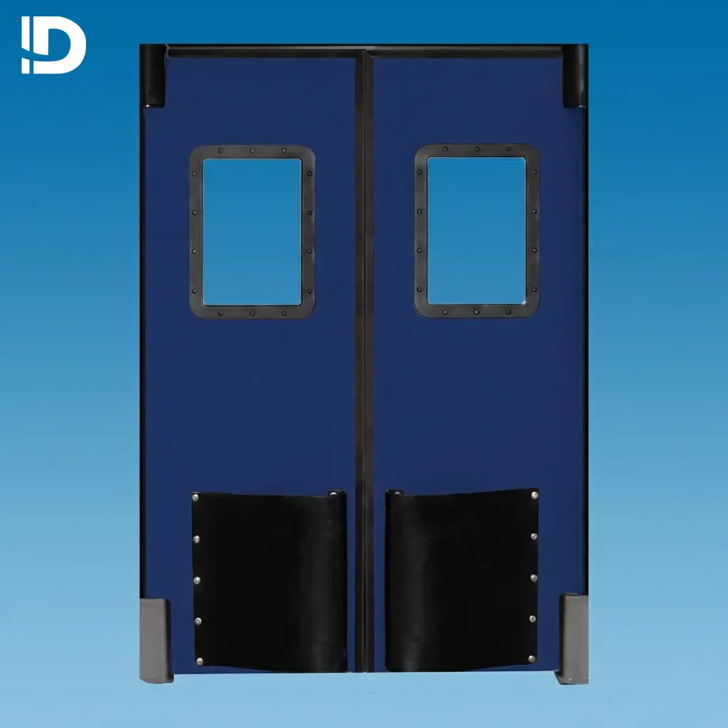 Puerta de impacto vaivén para áreas de alto tránsito