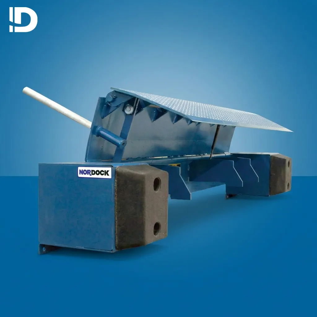 Minidock rampa niveladora compacta para modernización de andén