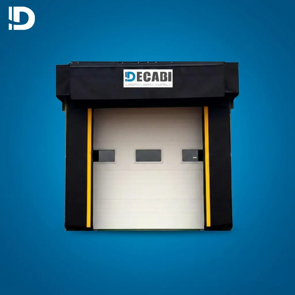 Dock shelter industrial DECABI para protección en andenes de carga